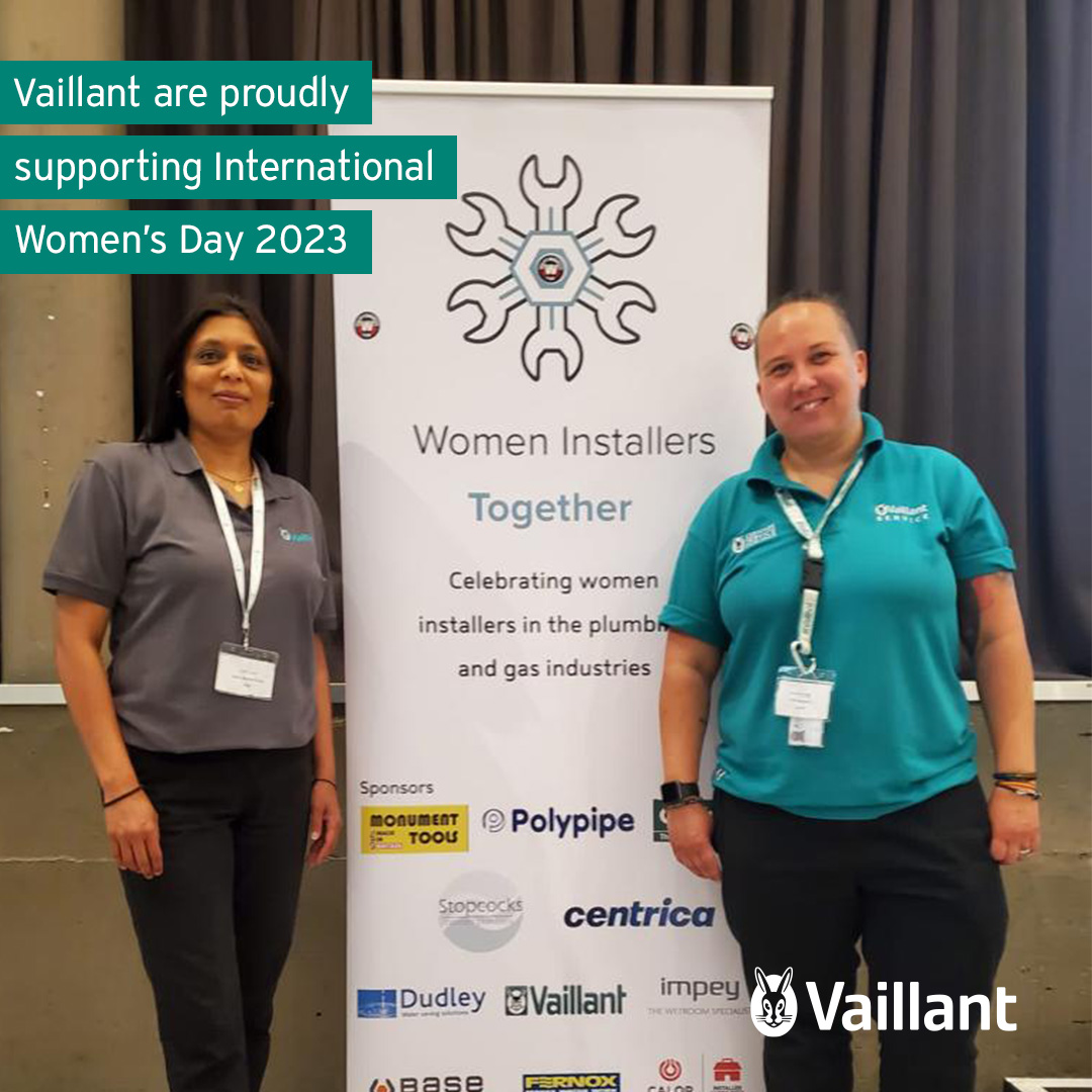 Vaillant UK (@vaillantuk) on Twitter photo At <a href="/vaillantuk/">Vaillant UK</a> we’re proud to support women in the industry and International Women’s Day! 💚
We’re continuing our on-going sponsorship of <a href="/WITconfUK/">WITConfUK</a> with <a href="/Stopcocks/">Women Plumbers</a> throughout 2023!
#InternationalWomensDay #ProudlySupportingInstallers #HeatingEngineers #Vaillant #VaillantUk At <a href="/vaillantuk/">Vaillant UK</a> we’re proud to support women in the industry and International Women’s Day! 💚
We’re continuing our on-going sponsorship of <a href="/WITconfUK/">WITConfUK</a> with <a href="/Stopcocks/">Women Plumbers</a> throughout 2023!
#InternationalWomensDay #ProudlySupportingInstallers #HeatingEngineers #Vaillant #VaillantUk