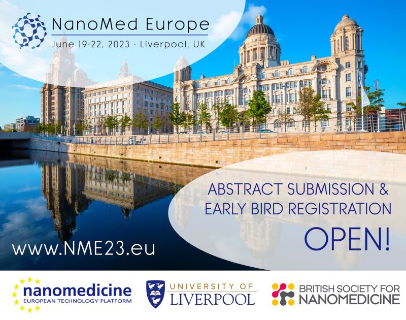 BritSocNanoMed's tweet photo. LET'S GO! 🚨 Nanomed Europe 2023 - #NME23 Early-bird registration &amp; abstract submission: OPEN!
https://t.co/9SklhDJgjb
Join the largest conference dedicated to #Nanomedicine in Europe this year. https://t.co/JaD83qgMyp