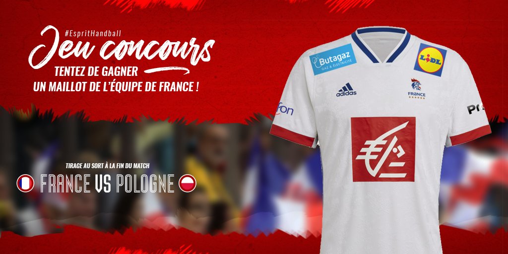 #VousEtreUtile 
A l'occasion de #FRAPOL, nouveau jeu concours ! 
Tentez de remporter le maillot de l'équipe de France 🇫🇷 
Follow + RT pour participer 😃 
#EspritHandball