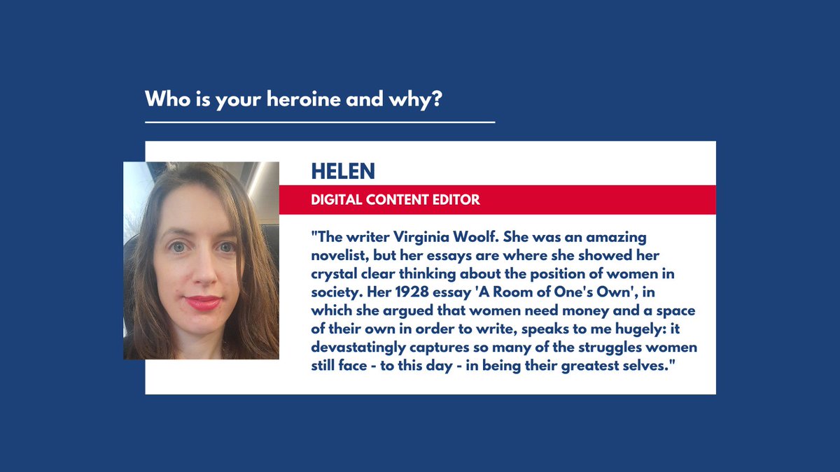 💬 “I’ve learned to deal with failure, to keep going even if things get difficult, and when I need rest, to avoid burnout.”

This International Women's Day, Alex, Claudette and Helen share some of their inspirations, strengths and achievements.

#IWD2023 #EmbraceEquity
