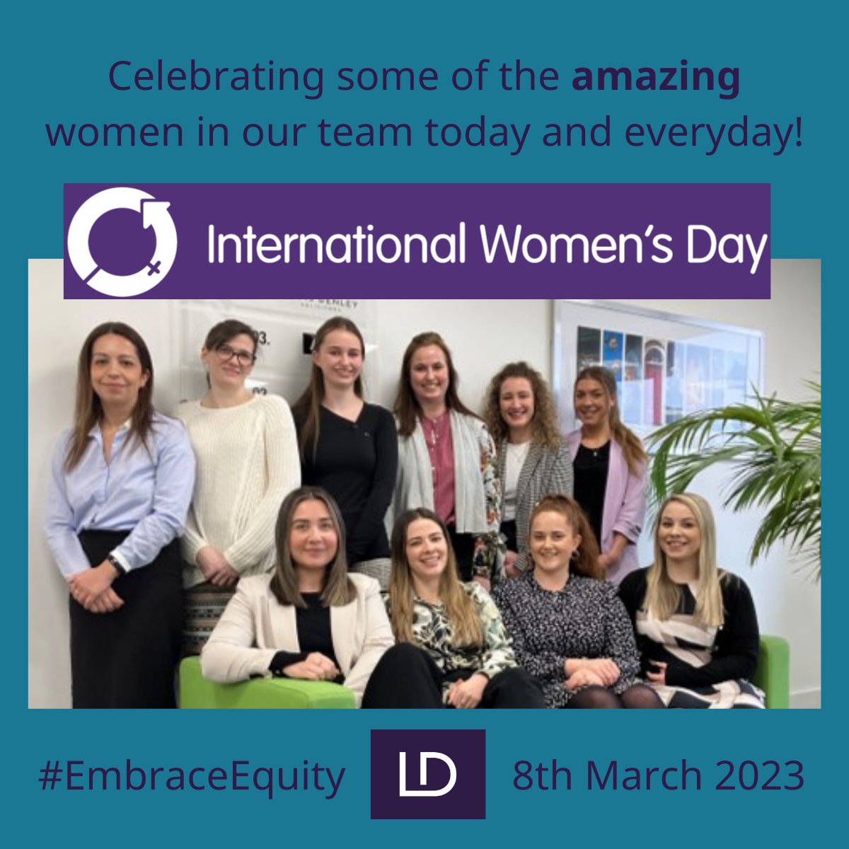 LewisDenley's tweet photo. This International Women's Day (and everyday), we celebrate the brilliant women within our business and those we work with, whose dedication and strong work ethic helps define the great work that we do.

#InternationalWomensDay #strongwomen #EmbraceEquity #equity https://t.co/EBEdGVeyRE