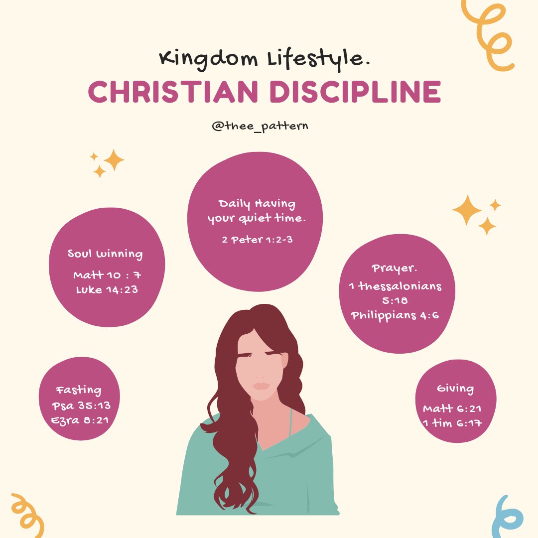 thee_pattern's tweet photo. Most Importantly. If you want to grow as a Christian, you can never forgo these lifestyles and disciplines. The way to be being the light &amp; salt of the earth is deciding to have a relationship with God and building yourself up to be example to others &amp; draw them closer God too. https://t.co/RnN3KmKUEd
