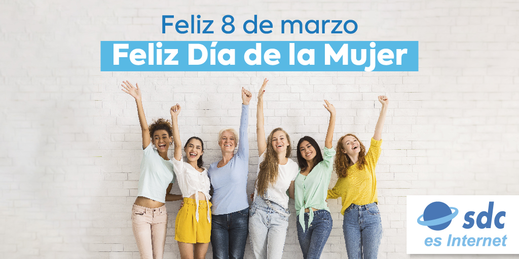 sdc_antenas's tweet photo. Feliz 8 de marzo, ¡feliz día de la Mujer!👩🤗
.
.
.
#díamujer #mujer #marzo #operador #SDC #tarifas #móvil #internet #fibra #conexión #teleco #telecomunicaciones #llamadas #wifi https://t.co/czS3jqOpYz