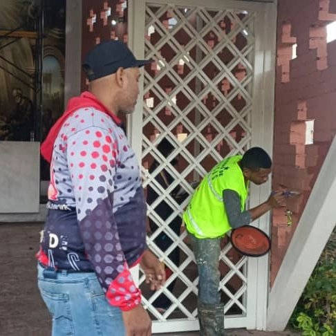 XtraLoco's tweet photo. #GDCInforma|| Como parte de la Ruta Social "El Buen Pastor", las cuadrillas de la @CorpoServicioDC, ejecutaron trabajos de rehabilitación y embellecimiento en la Capilla del Hospital Militar y en la Av. José Ángel Lamas.
#ChávezFeminista
#poupettekenza #oriele https://t.co/TAKrzbZQVS