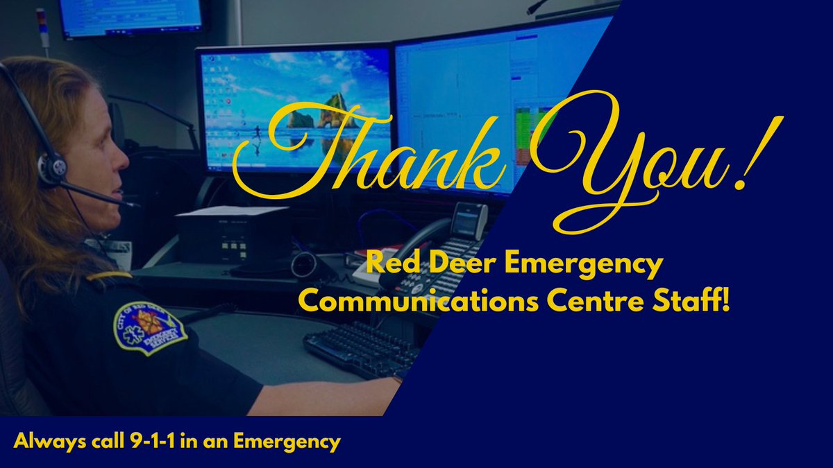 Red Deer 911 Emergency Communications Centre tweet media