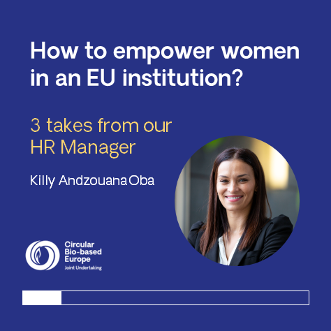 Women's #empowerment at work is an everyday task. To mark the #IWD2023, we share the way our Human Resources Manager, Killy Andzouana Oba, does it at CBE JU.