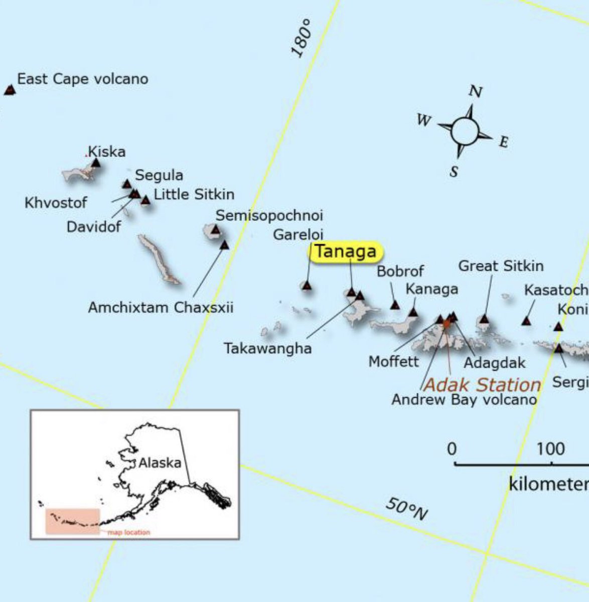 BCWildfireHelp's tweet photo. #PacificPlate pressure to our north in #Alaska has increased with swarms increasing on several volcanoes.
Earthquake activity beneath #TanagaVolcano🌋 has escalated to earthquakes as often as 2 to 3 each minute.
Aviation Color Code is raised to YELLOW: https://t.co/aZV6Zi5aCy https://t.co/k30wloSMcP