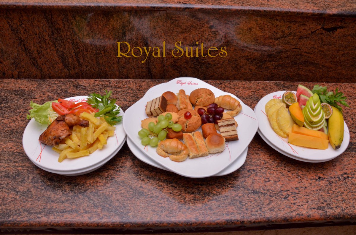 RoyalSuitesKla's tweet photo. It's a complete #RoyalMeal for you this #March2023 !! Visit us today and enjoy our diverse #menu at #affordableprices. 
To make #reservations, Call or WhatsApp 0758640805 / 0780289317.

#bestmenu #fullmeal #CostFriendly #dinerlife #dinerfood #dinnerdate #lunchdate https://t.co/NCcggyUTjo