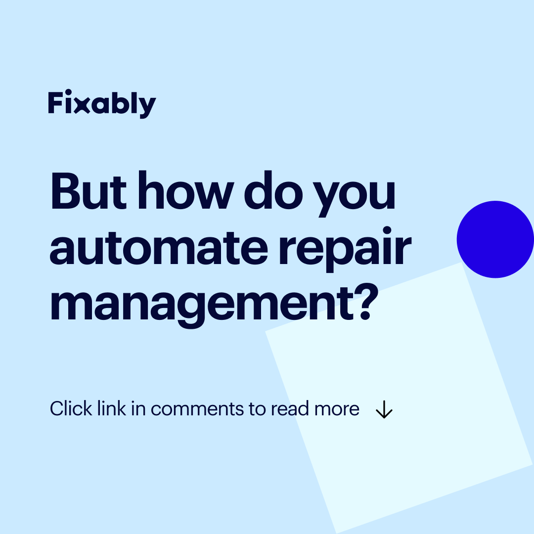 fixably's tweet photo. Use @Fixably to automate processes at your repair shop. Why? Profit. https://t.co/SfG7KVDfLj