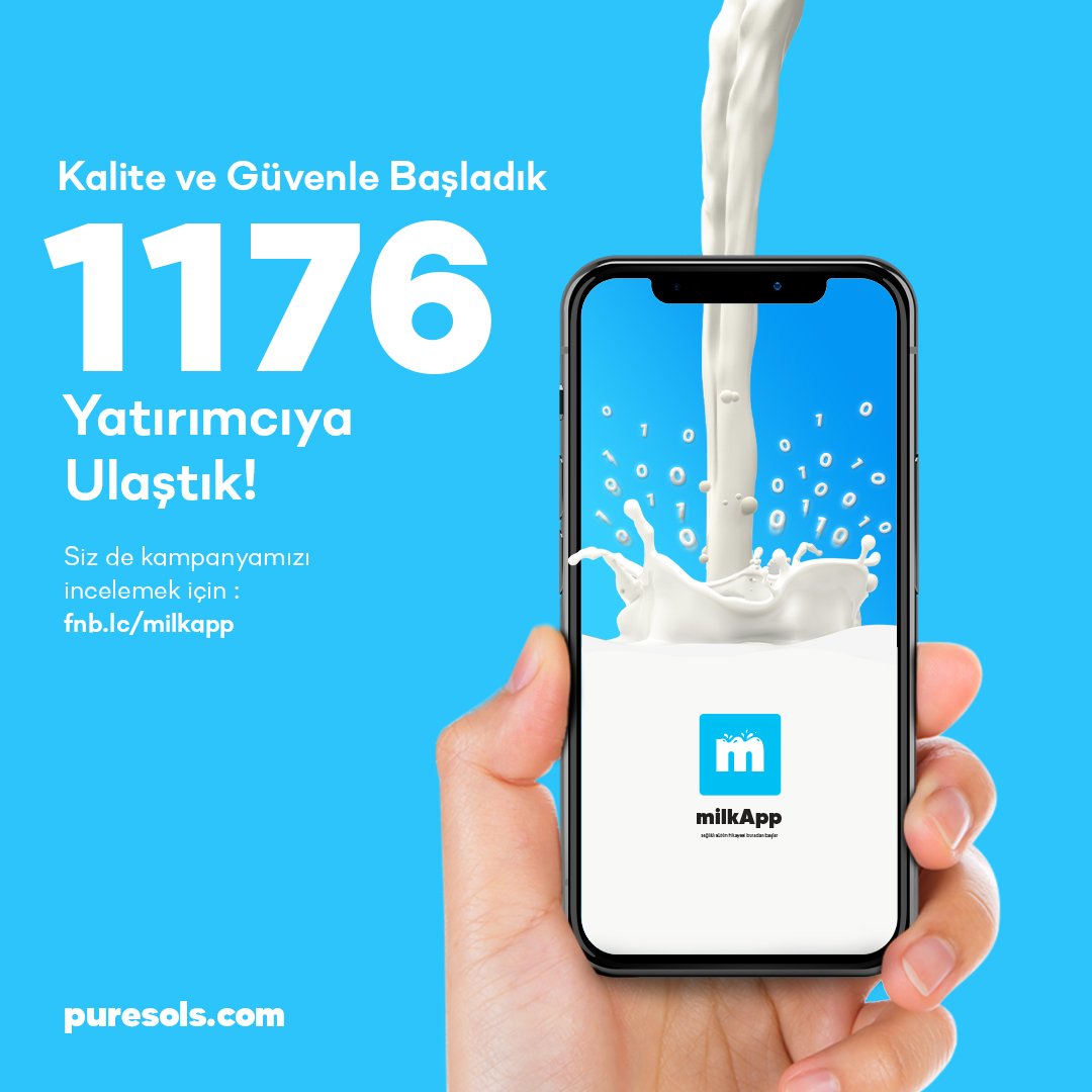 milkapptr's tweet photo. Yatırımcılarımızla birlikte çıktığımız bu yolda %170.3 fonlanarak 1176 yatırımcıya ulaştık!
Başarımızda katkı sunan ve bu süreçte bize güvenen tüm yatırımcılarımıza MilkApp olarak sonsuz teşekkürler.
#MilkApp #SütAnalizCihazı #SütAnalizi #SütÖlçümCihazı @fonbulucu https://t.co/JaXdt8ViBP