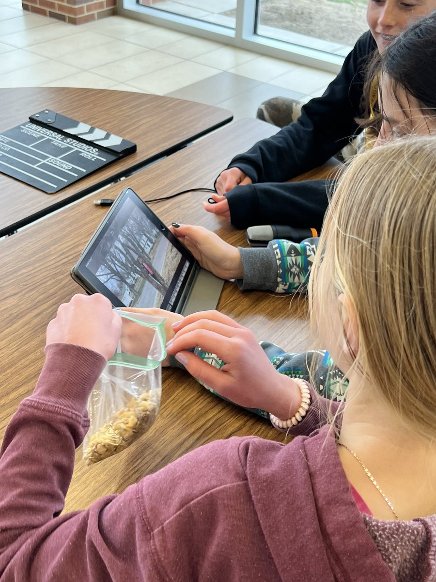 mwoods67037's tweet photo. 7th graders are creating different style filming projects as they retell events from Kansas History. It’s impressive to see all the different ideas and ways they are presenting their research…#PBL #BPMS #HGSS #RM117 #Dragons https://t.co/025GsFMSkl