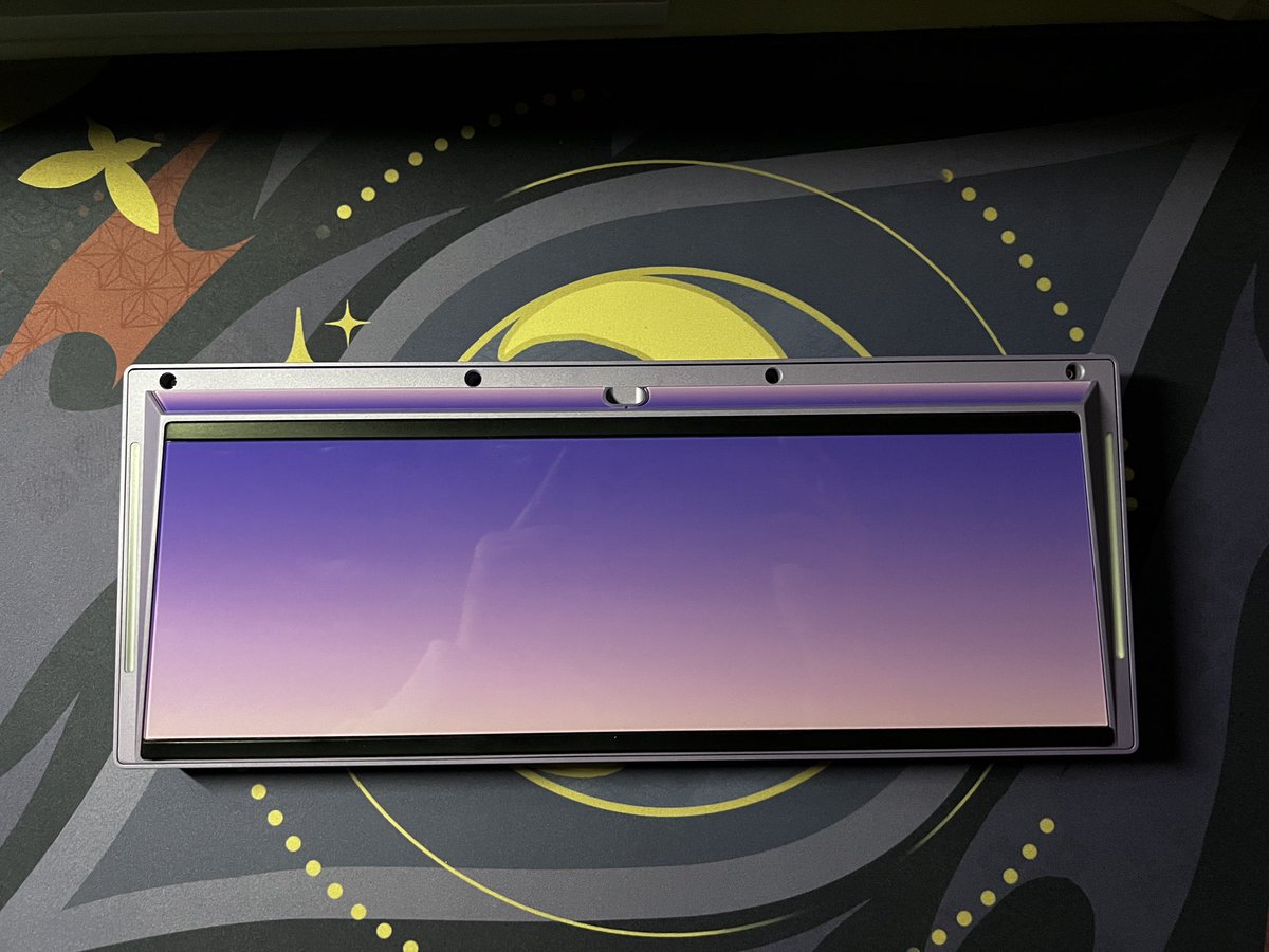 Raiden Shogun themed ZoomTKL completed!!!

Build:
Zoom TKL
No foams
InkyxDomikey Inazuma keycaps
TX Stabs (205g0+bdz)
Keebfront Honeycomb switches factory lubed
#RaidenShogun #GenshinImapct #Vtuber #ENVtuber #keyboard