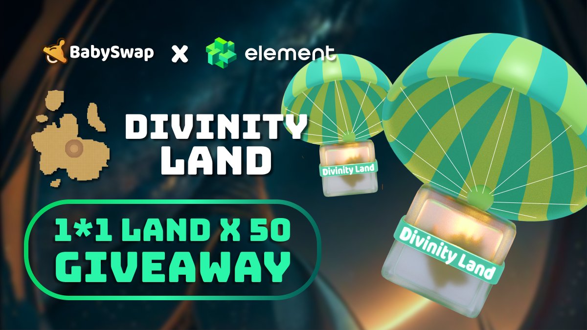 ⚡️We are pleased to host a special #Giveaway with <a href="/babyswap_bsc/">BabySwap #Baby the Landlord 🏝️</a> 🍼

🎁50 x WL of #FREEMINT Land!
⏰Mar 8th, 11:00 - Mar 14th, 11:00 (UTC)  

👉To join: taskon.xyz/campaign/detai… 
#Airdrop #NFT #BNB