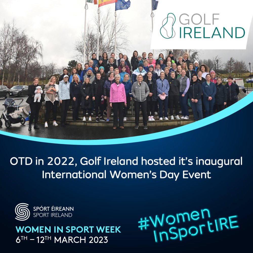 Happy International Women’s Day!🥳

We are back <a href="/druidsglen/">Druids Glen Resort</a> today for an even bigger and better event with support from <a href="/KPMG_Ireland/">KPMG Ireland</a>!⛳️

Head over to our instagram to follow the day! 📸 

#WISWeek2023 | #WomenInSportIRE | #IWD2023 | #EmbraceEquity