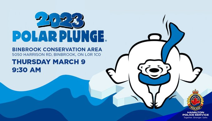 HamiltonPolice's tweet image. Morning #HamOnt, 

Ready to take the Plunge?#PlungeON

Team IceBERGen 🧊 is #FreezinForAReason supporting over 26,000 Special Olympians across Ontario.

Click the link &amp;amp; donate today ⬇️⬇️⬇️
bit.ly/3JcyTyI