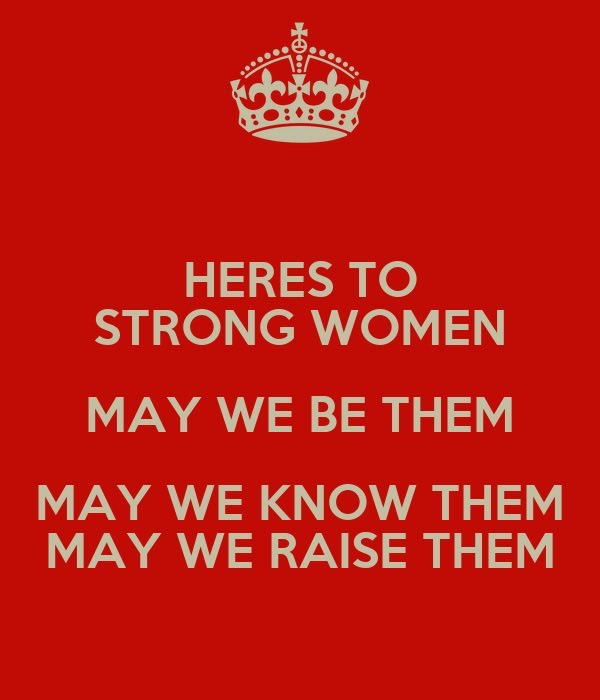 “A strong woman stands up for herself. A stronger woman stands up for everybody else” - unknown.

To all the incredible “stronger women” I know… you are amazing 💪⁦👑☺️❤️  Happy #IWD