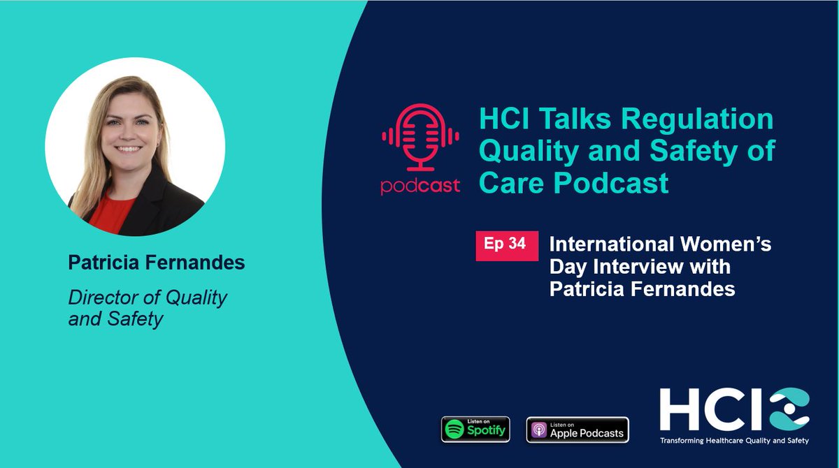 Happy International Women's Day! To mark #iwd2023 we chatted to one of HCI's female leaders, Patricia Fernandes. Patricia shares with us some insight into her career to date, her leadership style and some of the lessons she has learnt along the way!

soundcloud.com/hci_care/ep-34…