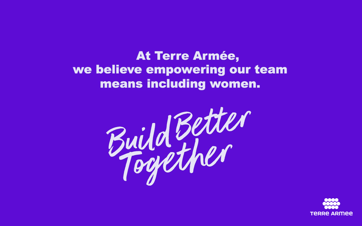 geoquest_group's tweet photo. What better date than today to launch our #GenderEquality campaign!
Because at #TerreArmée, we believe that #empowering your team means including women.
#Career #BuildBetterTogether #EqualityInConstruction https://t.co/0oYBvZAxOR