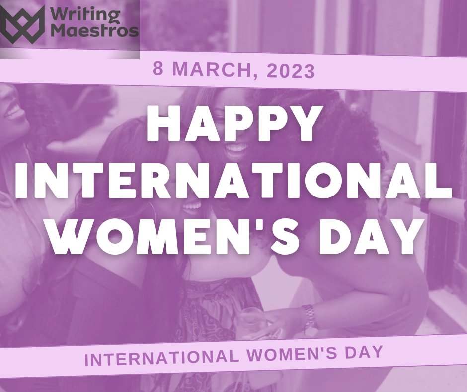 WritingMaestros's tweet photo. Happy International Women's Day to all our incredible women stepping up and taking the lead.
#InternationalWomensDay #IWD2023 #WomensDay #embraceequity2023 #embracequity #WomensDay2023 #WomenEmpowerment #WomenPower https://t.co/LvsuSQSI67