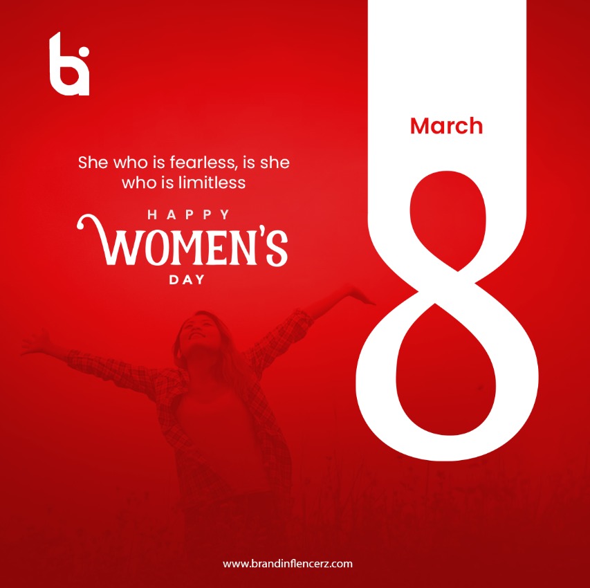 BInfluencerz's tweet photo. To all women who have broken barriers, shattered glass ceilings, and defied odds - today we celebrate YOU. Happy Women's Day! 

#FearlessWomen #GirlPower #WomensDay #HappyWomensDay #WomensDay2023 #InternationalWomensDay #DigitalMarketing #InfluencerMarketing #brandinfluencerz https://t.co/EADxmOMe1R