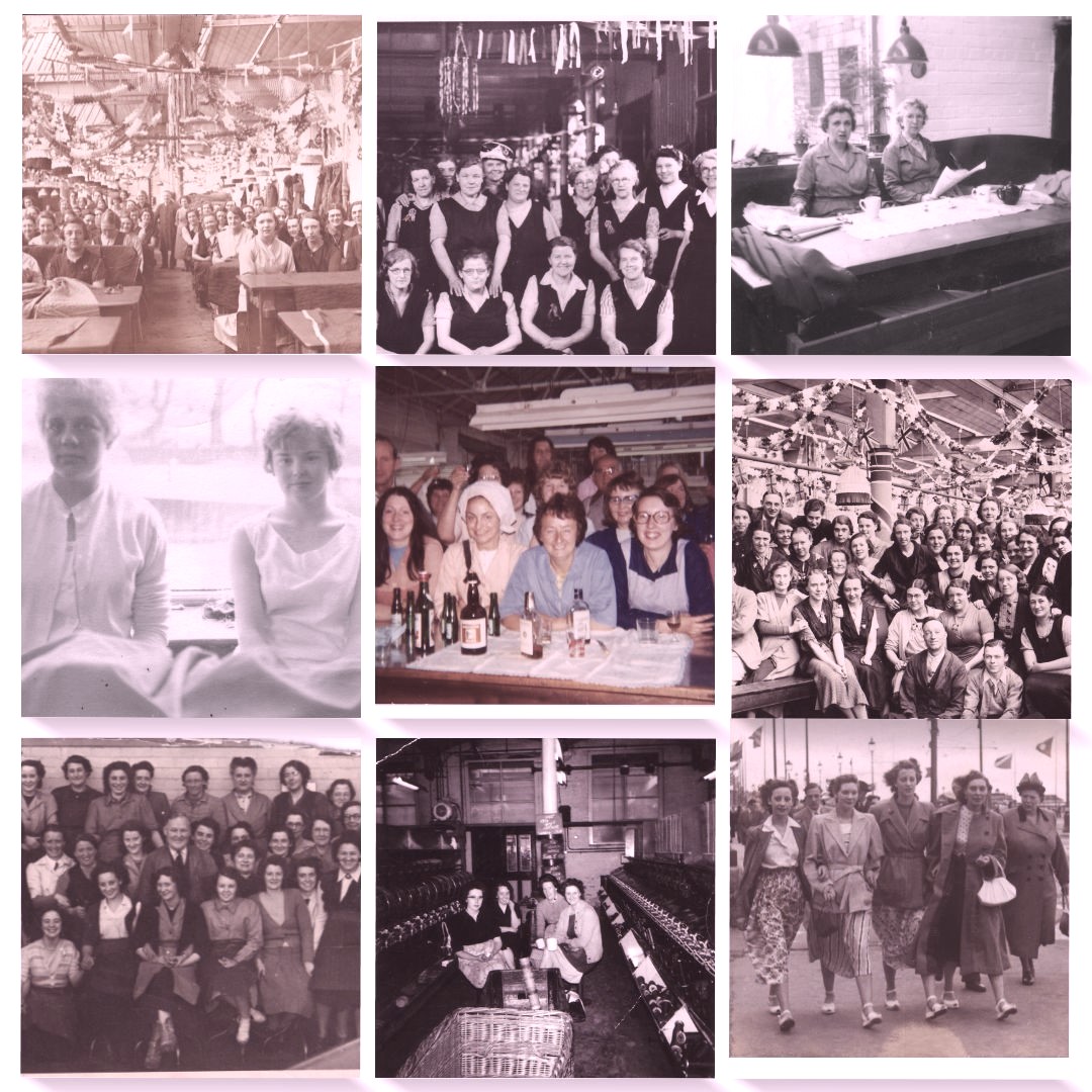 Celebrating all the women who kept the mills running across the generations in war and peace.  Happy International Womens Day!  #IWD23 #InternationalWomensDay2023 #MillLife #TextileArchive #MillArchive