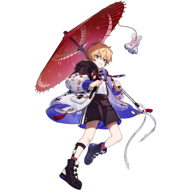 【告知】麻雀一番街()様にて新雀士の不二一気くんを描かせていただきました!よろしくお願いいたします#麻雀一番街 #RiichiCity 