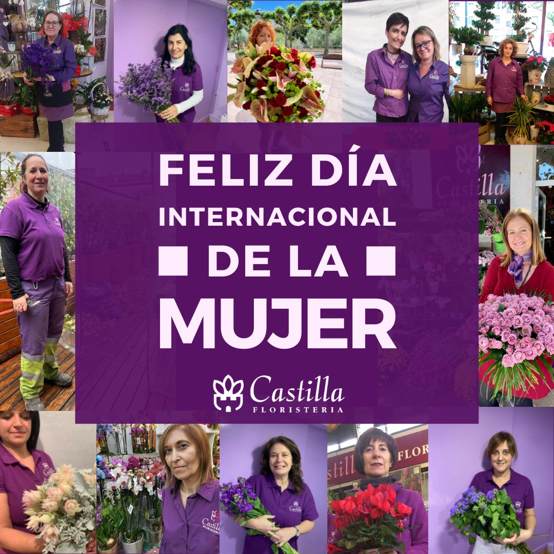 En el Día Internacional de la Mujer queremos felicitar a todas las que nos rodeáis 💕

A todas nuestras compañeras y clientas que llenan la vida de color con las flores 💐🌺

¡Feliz día de la mujer a todas!

#8m #diainternacionaldelamujer #flores #burgos #morado #artefloral