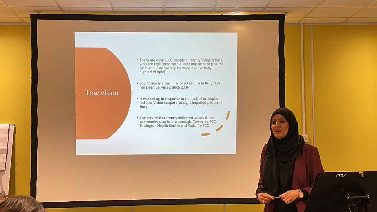 SalfordroyalAPP's tweet photo. Noreen Malik Orthoptist on work in low vision #AHP #NCAAHP23

The breadth and variety of work on show already this morning is incredible @NCAlliance_NHS https://t.co/bsqIOojEqx