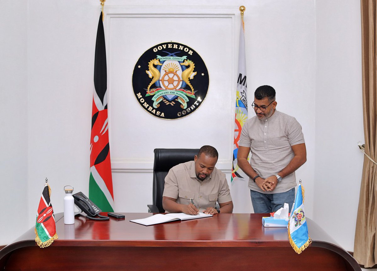 A_S_Nassir's tweet photo. This morning we hosted the State Department of Lands and Physical Planning PS Hon. Nixon Korir and team. We discussed the prioritization of digitization of Mombasa Lands records. https://t.co/W2IEDiHrYx