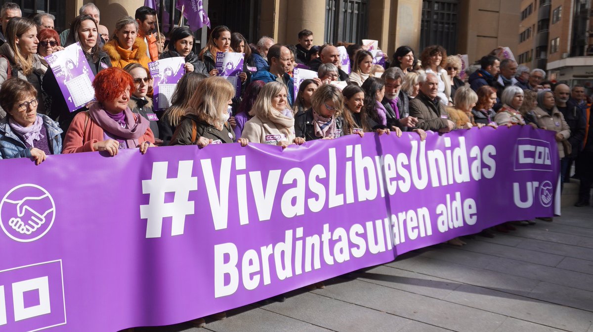 #LosPlanesSalenBien #8M 

Por la lucha de las mujeres trabajadoras. 

✊Compromiso del feminismo sindical para acabar con la injusticia que sufren las mujeres en nuestro tiempo, en la calle y en el trabajo.