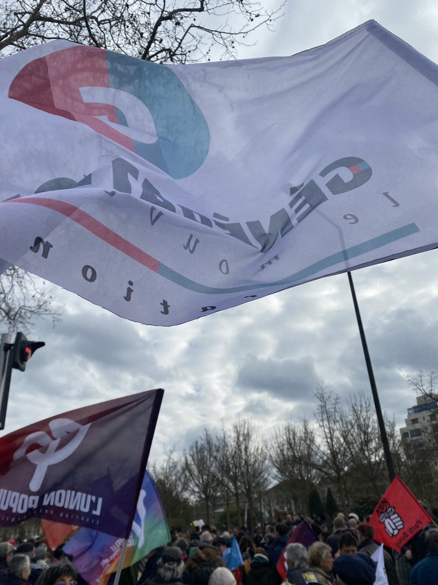 Encore un record de participation ce mardi 7 mars à #Angers. On le lâchera rien jusqu’au retrait. ✊🏼