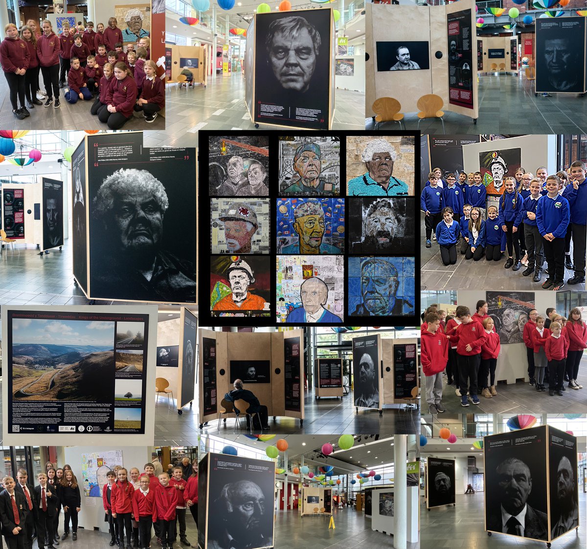 VisionFountain's tweet photo. Last chance to see #KingsofTheUnderground exhibition @The_Waterfront. 11 more days! If you have been to the exhibition, please let us know what you think about the exhibition.
#Thankstoyou @HeritageFundCYM @HeritageFundUK @TNLUK
#miner #oralhistory #wales #heritage #art #3d https://t.co/lLTV32vgjS