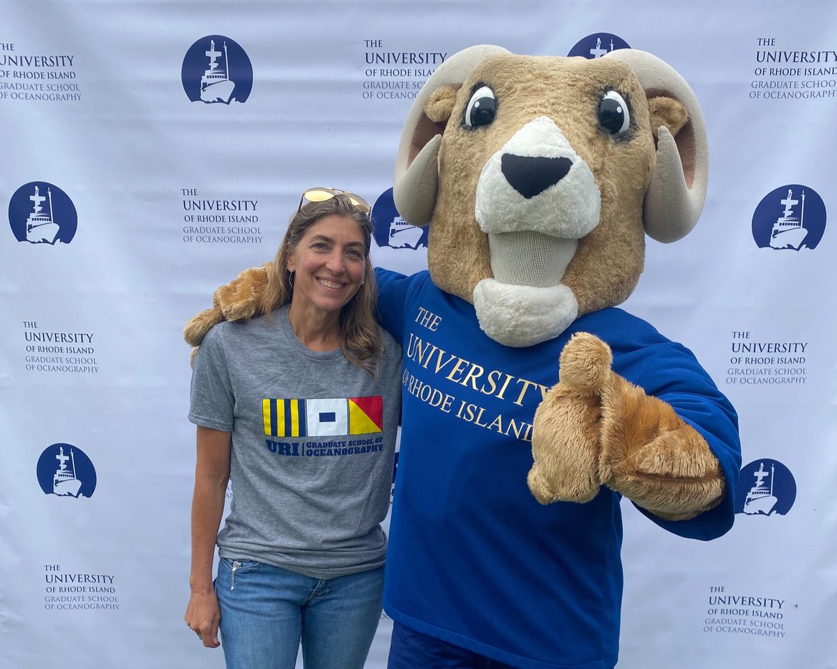 drpaulabontempi's tweet image. Happy 100th birthday to Rhody the Ram! Rhody and 2,000 other guests visited the Bay Campus last fall for @URIGSO's Science Saturday to learn about ocean exploration, discovery, research and management. #GoRhody @universityofri #URIGSO