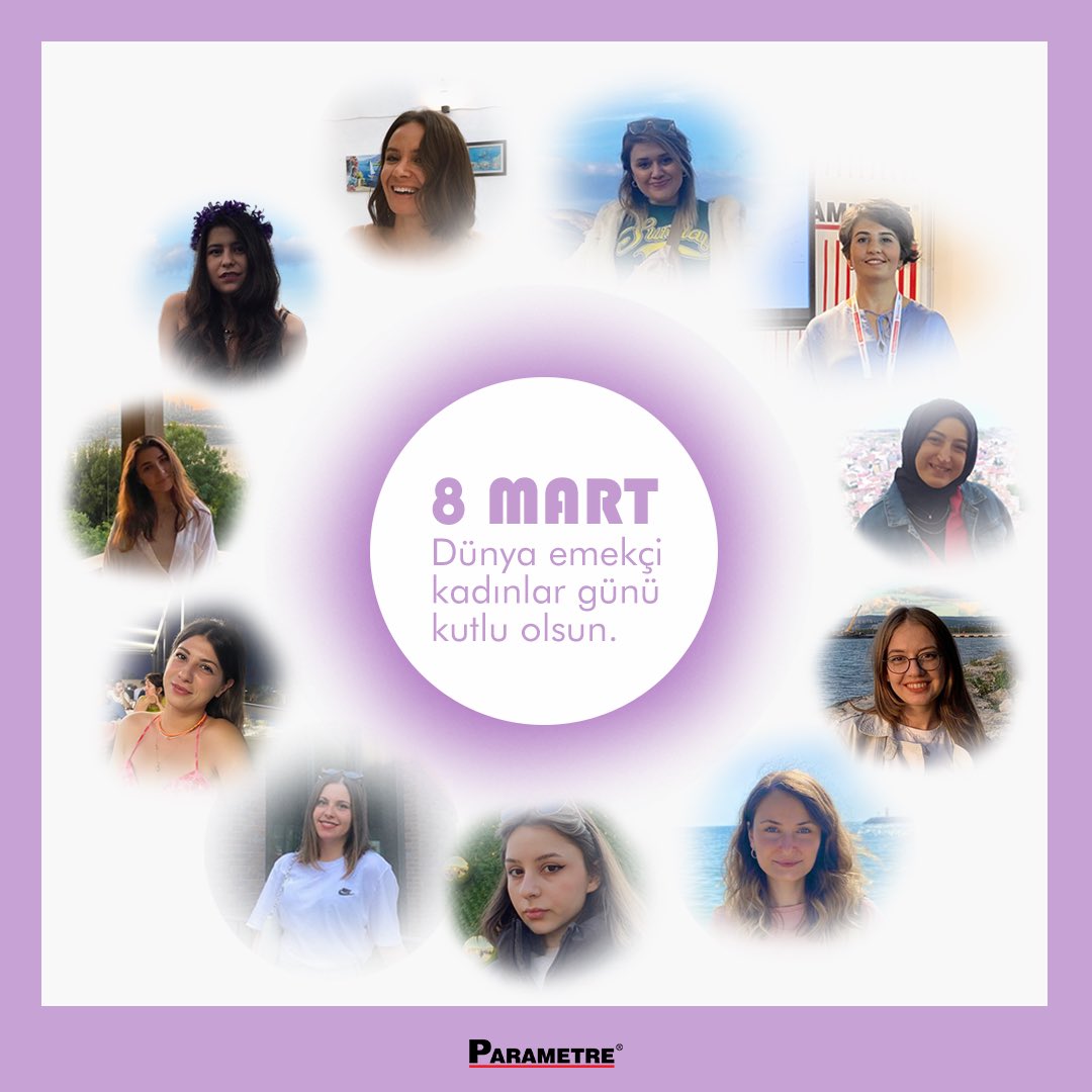 8 Mart Dünya Emekçi Kadınlar Günü Kutlu Olsun! Parametre, sizlerle daha güzel. Emekleriniz için teşekkürler. İyi ki varsınız...

#8martdünyakadınlargünü #womensday #8mart