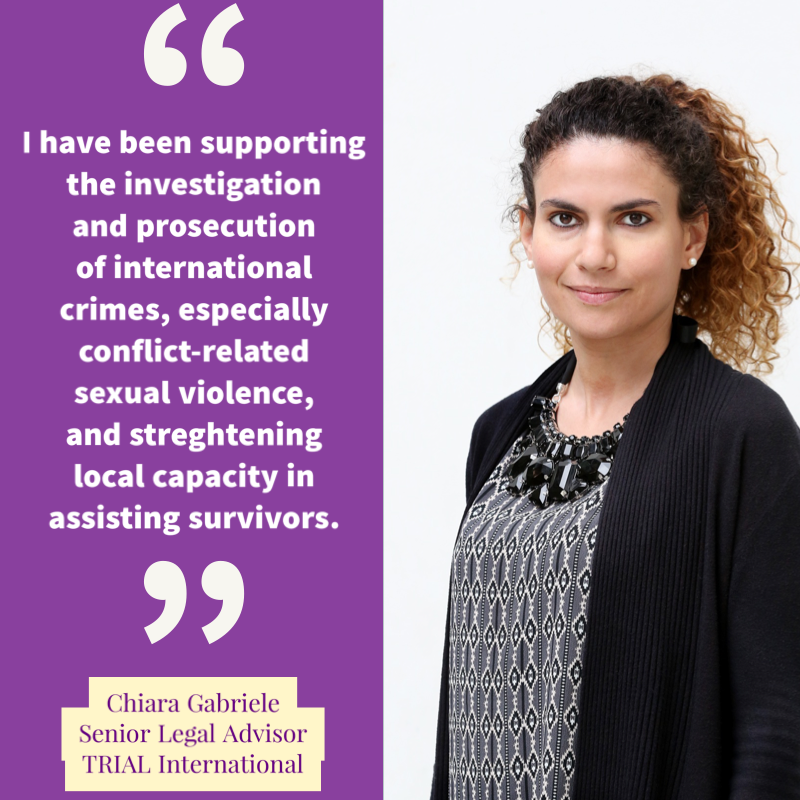 UKMissionGeneva's tweet photo. Did you know Geneva is home to many non-governmental organizations?

On #IWD2023, we commend the work they are doing to protect, empower and support women &amp; girls everywhere. 

Meet @Chiara_Gab of @Trial International 👋🏽