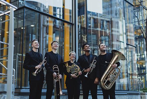 SinfoniaSmithSq's tweet photo. Hear @connaughtbrass tomorrow lunchtime as they perform exciting, original, and specially tailored works for the modern brass quintet! 

Thurs 9 March, 1.05pm, St John's Smith Square

Tickets: https://t.co/jkNBad3yvo https://t.co/nMraVCuLWl