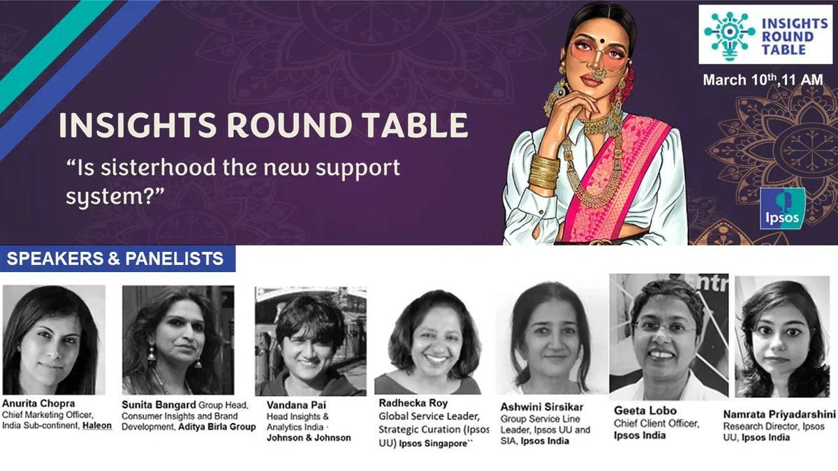 IpsosInIndia's tweet image. We hope your #hoIi was special. 

Speaking of special, if you want to hear some exceptional minds dissect the evolving needs of the #woman consumer, tune in to our round table this Friday, 11 am.

Register: buff.ly/3ZNSYR5