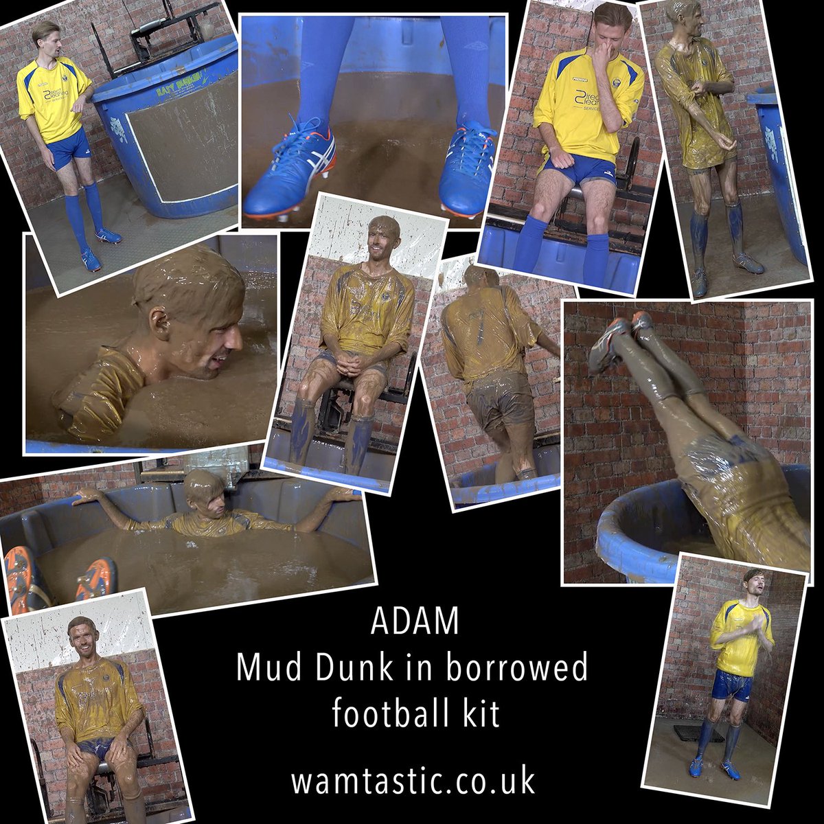 wamtasticUK's tweet photo. Hitting the store on Saturday, Adam faces multiple dunkings in the mud tank wearing his mates football kit
https://t.co/6fngYXWNKu
#mud #muddy #muddunk #footyboots #footykit #footballkit https://t.co/eyZYhoias3
