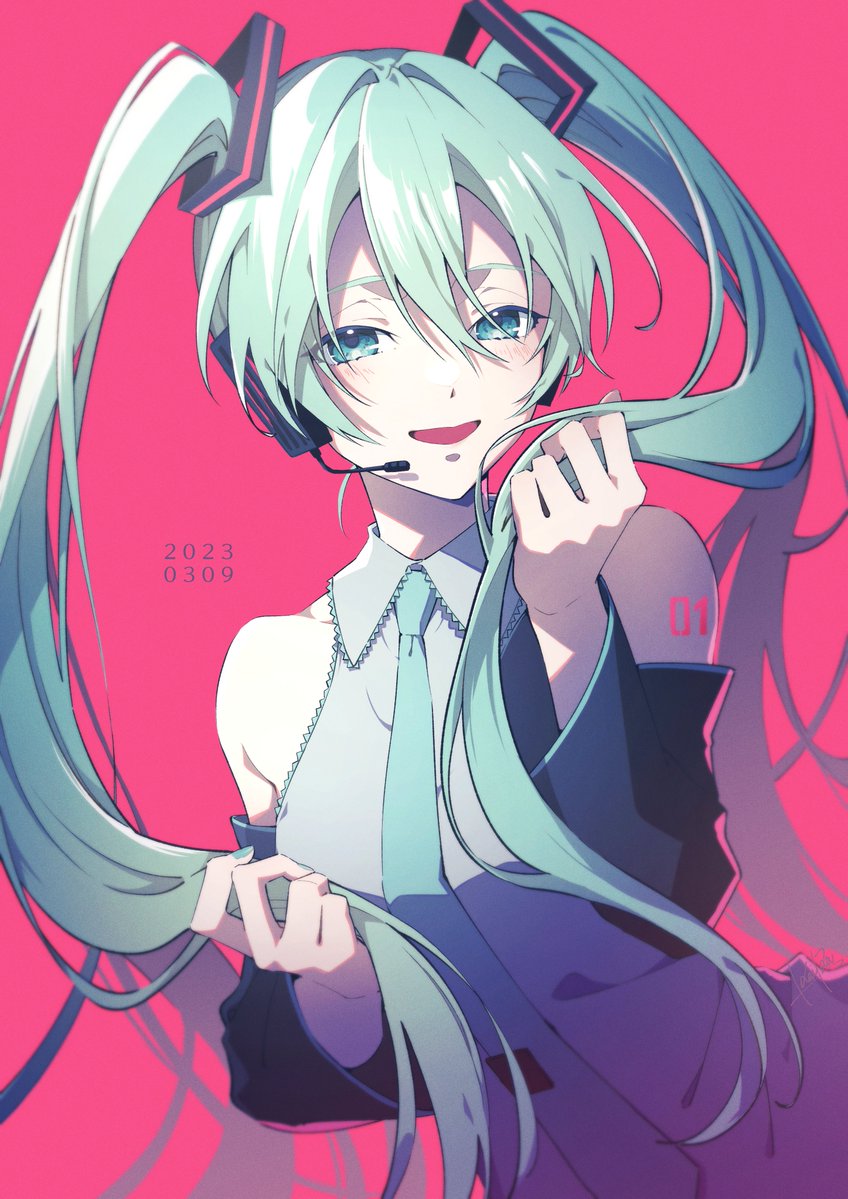 おめでとう～！
#ミクの日　#ミクの日2023