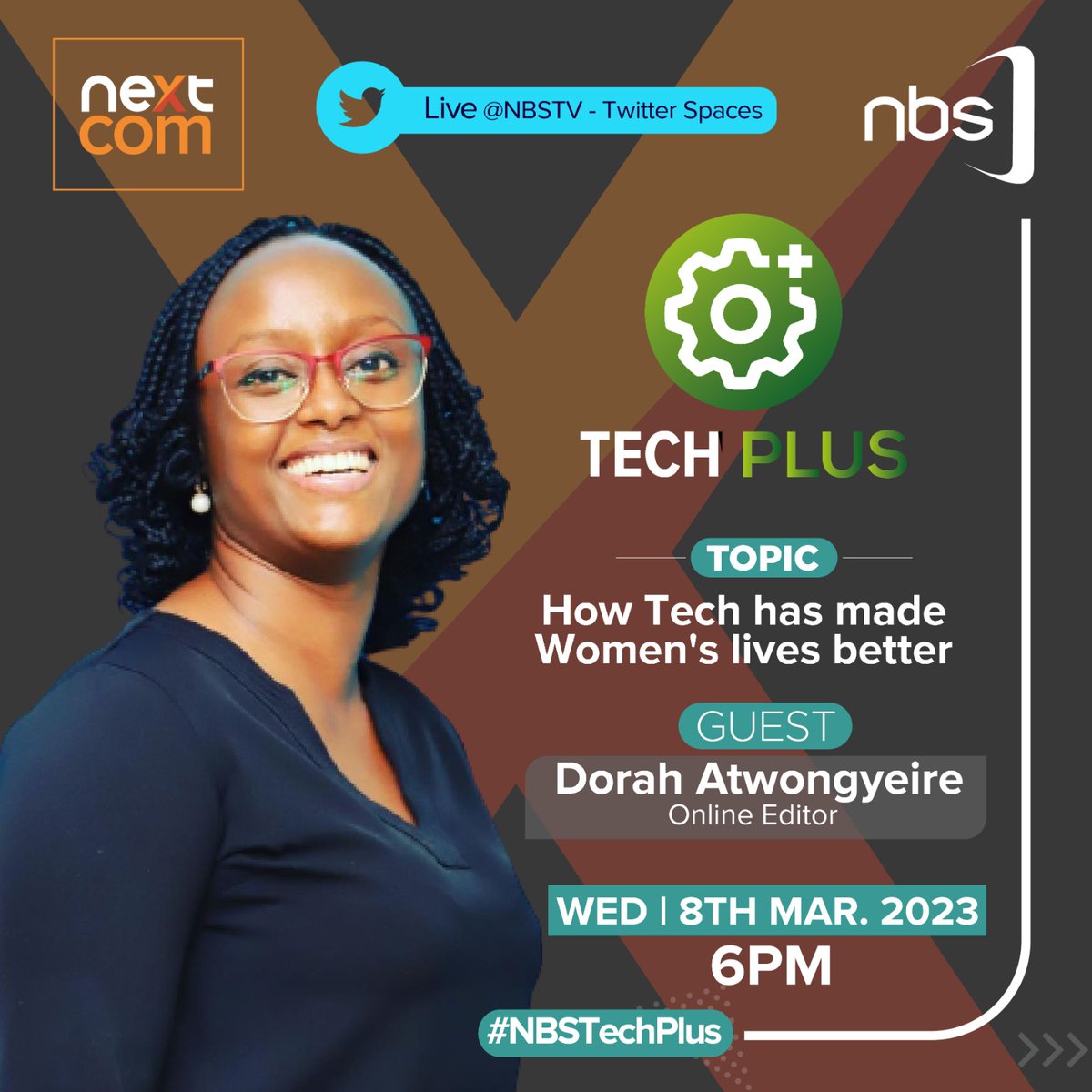 Vhi_key's tweet photo. 🔥POWER HOUSE Alert: Connect with @DorahAtwong, @Ka_Kev1, @LMutesi_, @poshaaloyo and @mildredtuhaise on #NBSTechPlus as they higlight, expound and elaborate how Tech has made Women's lives better. || 🕘6pm
#NBSUpdates #IWD2023
#InternationalWomensDay2023 https://t.co/gRmNJJ2HD9