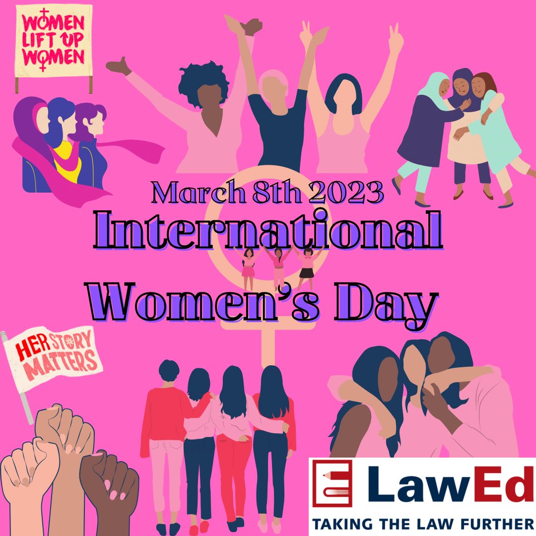 LawEd_ie's tweet photo. Happy #internationalwomenday ❤️ 

Today we appreciate women and continue to advocate for the advancements of women! 

Don’t forget to show love to the women in your life today🥰

#lawed #law #lawschool #womenowned https://t.co/xCEjCqJEuU
