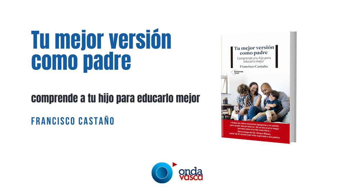 Seis consejos para comprender (y educar) mejor a tu hijo, del profesor y asesor familiar <a href="/Francasta/">Fran Castaño</a> basados en su nuevo libro📚"Tu mejor versión como padre" ¡Gracias <a href="/txemagutierrez/">Txema Gutiérrez Urbaneta</a> por la entrevista! 
<a href="/ondavasca/">Onda Vasca</a> ondavasca.com/seis-consejos-…