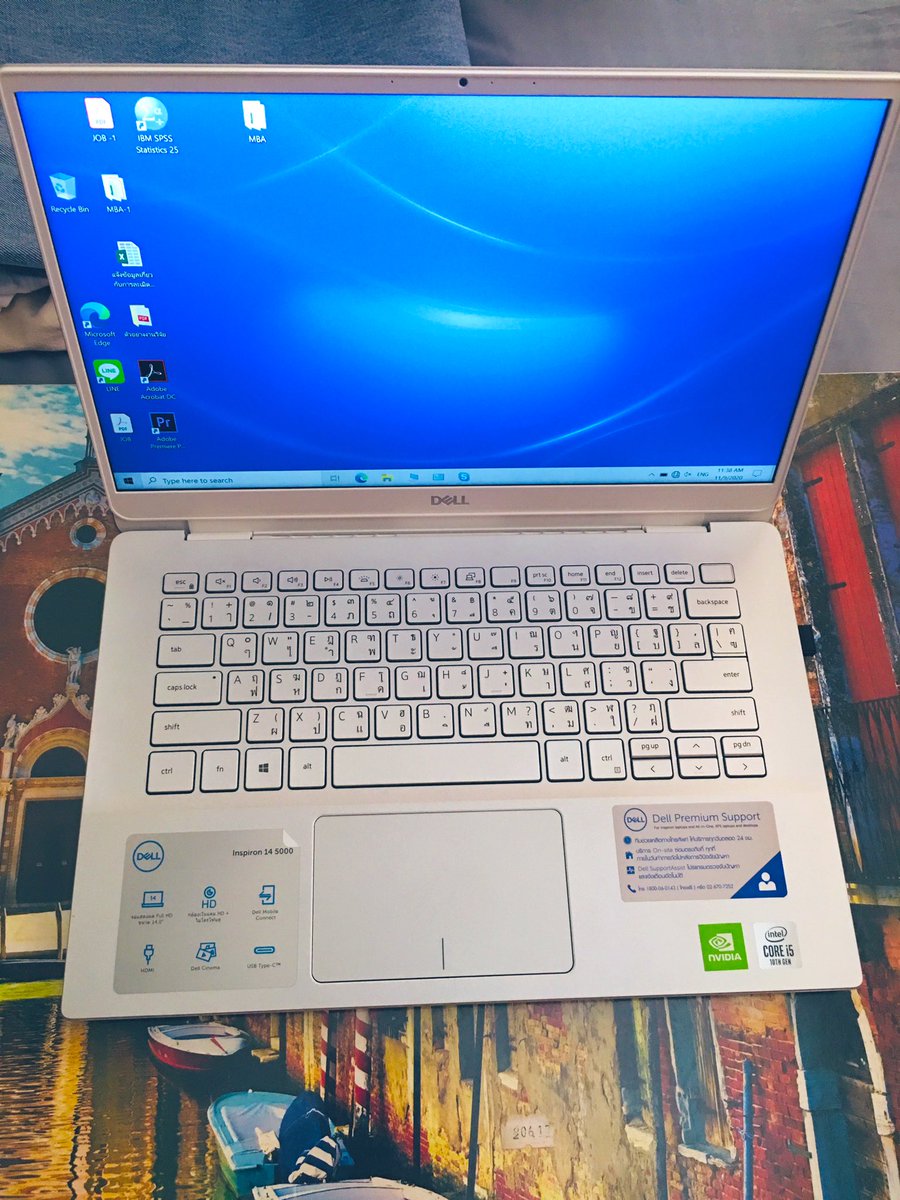 DollarsChaser's tweet image. เราจะขายโน้ตบุ๊ครุ่น Dell Inspiron 5490-W56605327PTHW10 Silver ซื้อมาแล้วไม่ได้ใช้งานเลยสักครั้งแค่เปิดชาร์จแบตอย่างเดียว เราอยากขายเพราะเรามี2เครื่องและถนัดใช้อีกเครื่องมากกว่าราคาเต็มที่ซื้อมา28,500บาท เราจะขายในราคา18,500บาท DMมาสอบถาม/นัดรับและดูเครื่องจริงได้เลย #ขายโน๊ตบุ๊ค