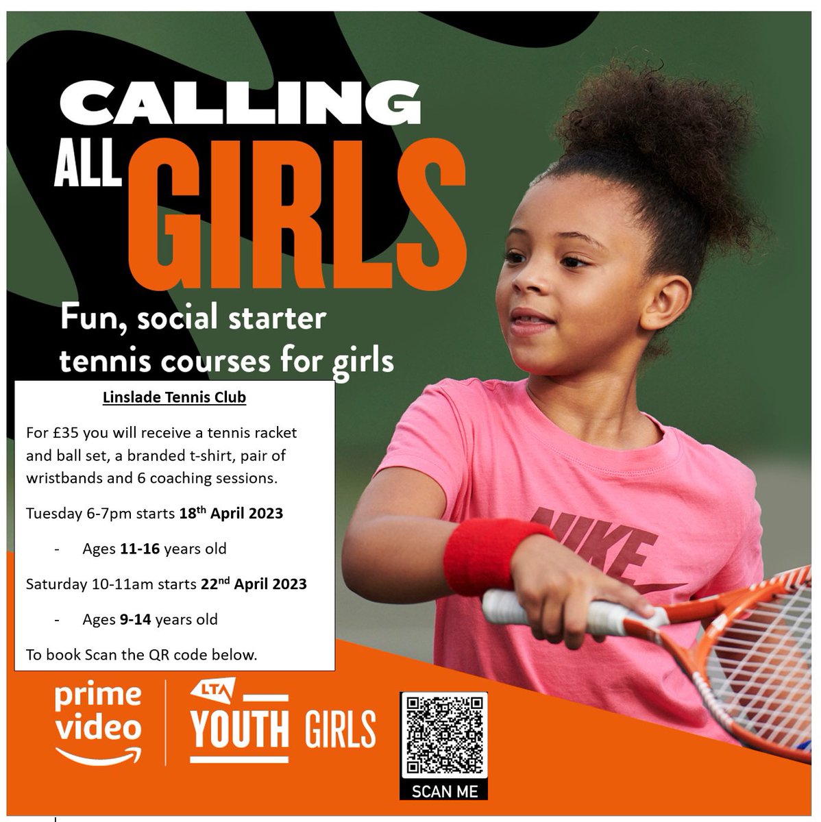 International women’s day. LTA Youth Girls - sign up now 🎾