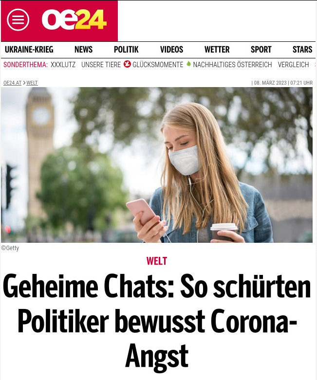 MartinMeinung's tweet photo. Wer hätte das gedacht? Politiker schürten bewusst Coronaangst
#Coronavirus #Covid #COVID19 #COVIDー19 #Covid_19 #lockdownfiles #LockdownLeaks #lockdowns https://t.co/BDLjy5I6Ct