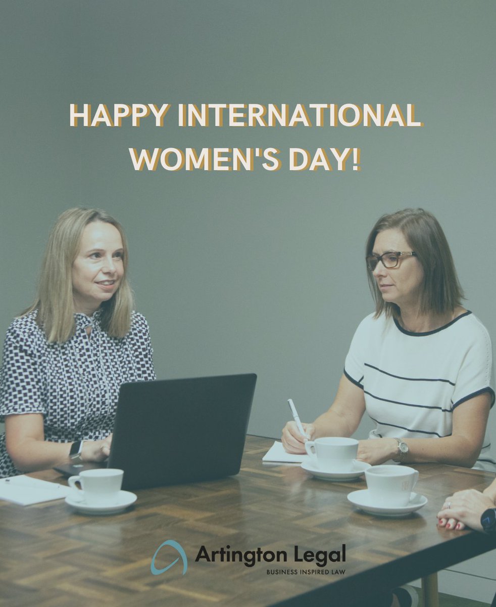 Happy International Women's day from the team at Artington Legal. 
We are committed to creating an inclusive and fair work culture for all. 

#internationalwomensday #inclusiveworkculture #artingtonlegal