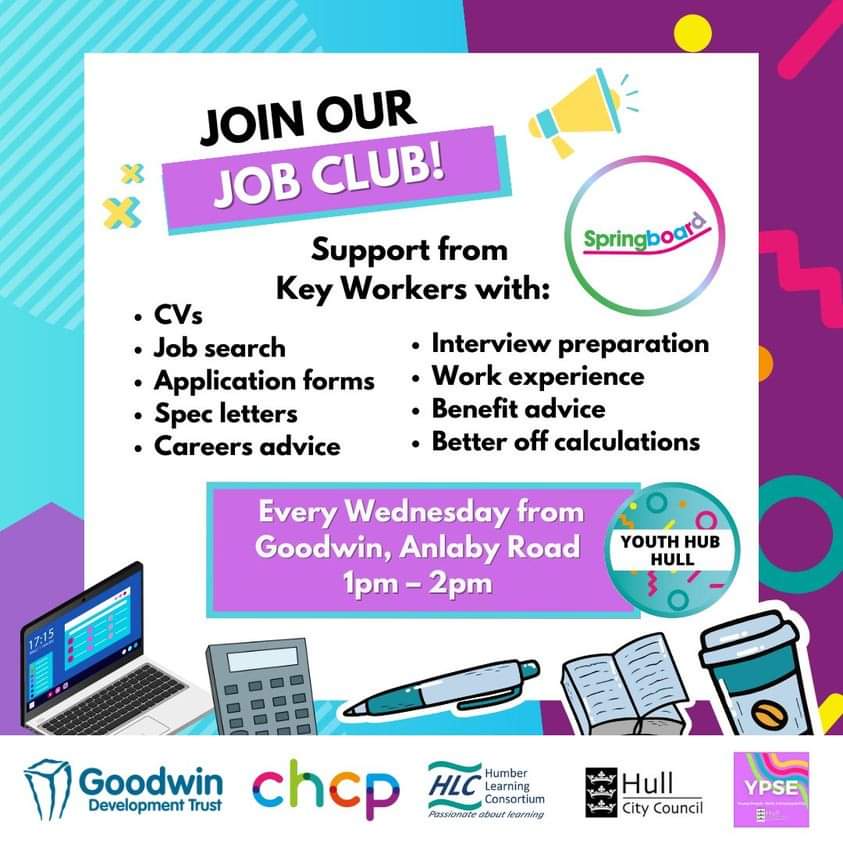 Look what is happening at Goodwin, Anlaby Road, this afternoon.  If you need some help or advice, then why not go along.  <a href="/Hullccnews/">Hull City Council</a> <a href="/GoodwinPantry/">The Goodwin Pantry</a>