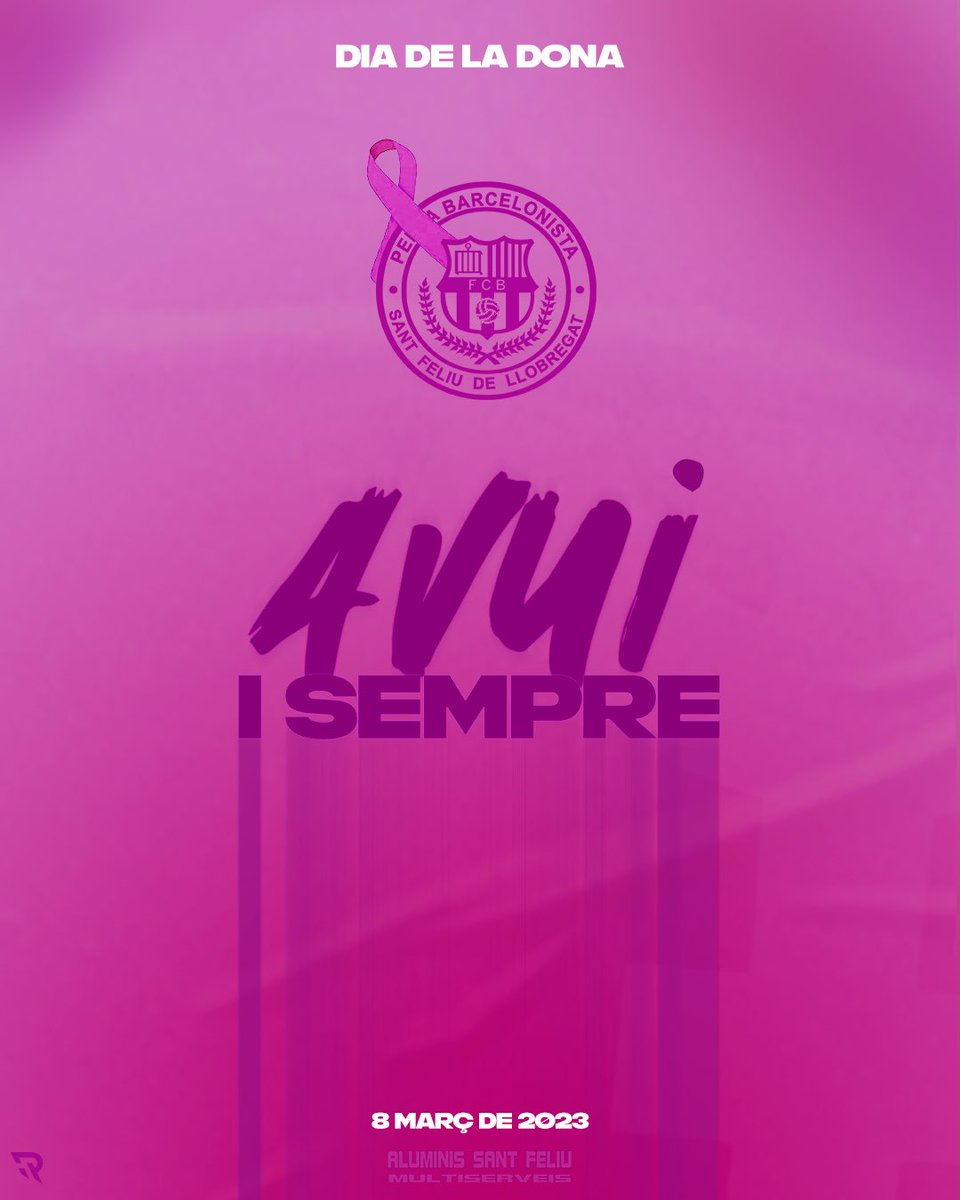 PBSantFeliu's tweet photo. Jugar i trencar barreres💜

#8m #sempre #diadeladona https://t.co/tUErt0iJM2