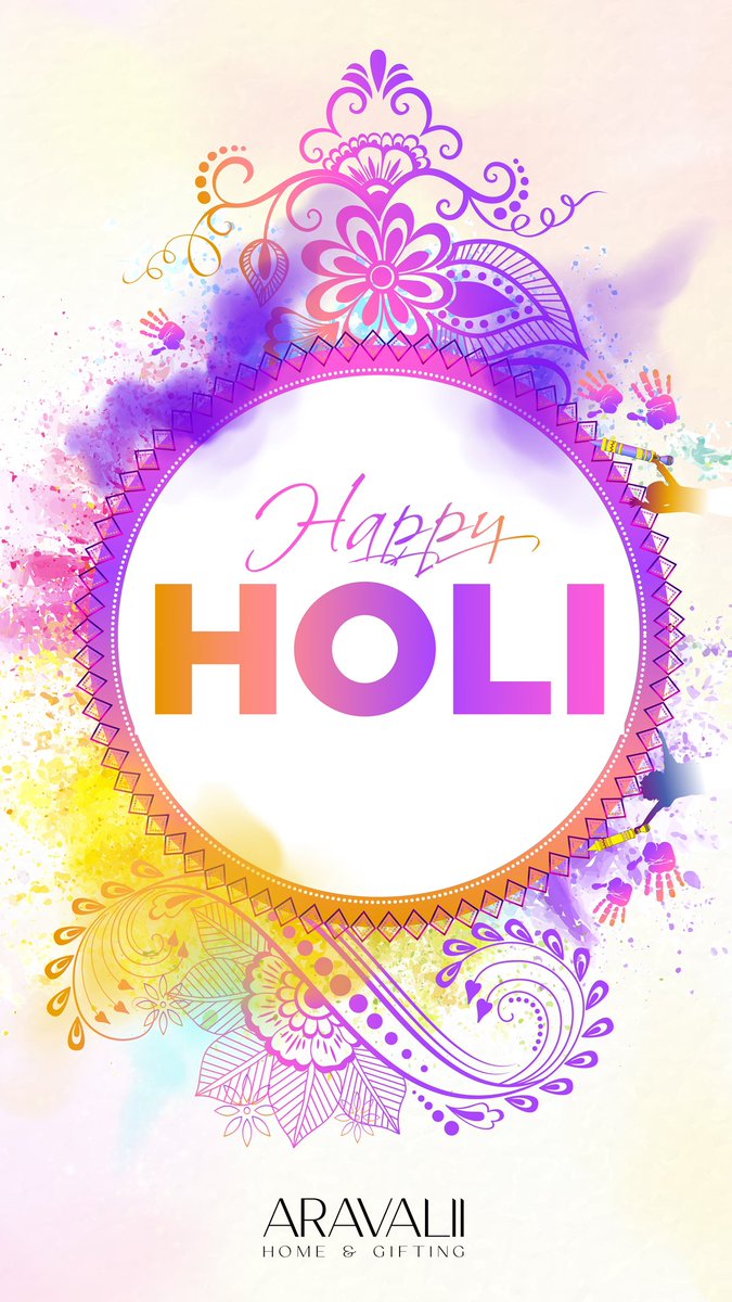 thearavalii's tweet photo. Team Aravalii wishes everyone a very Happy &amp; Colourful Holi! 

#HoliKeRangAravaliiKeSang
✨❤️💜💚🤎🧡🤍💙✨

#AravaliiHomeAndGifting #HappyHoli #Holi2023 #HoliCelebrations https://t.co/SITN9IKyb7