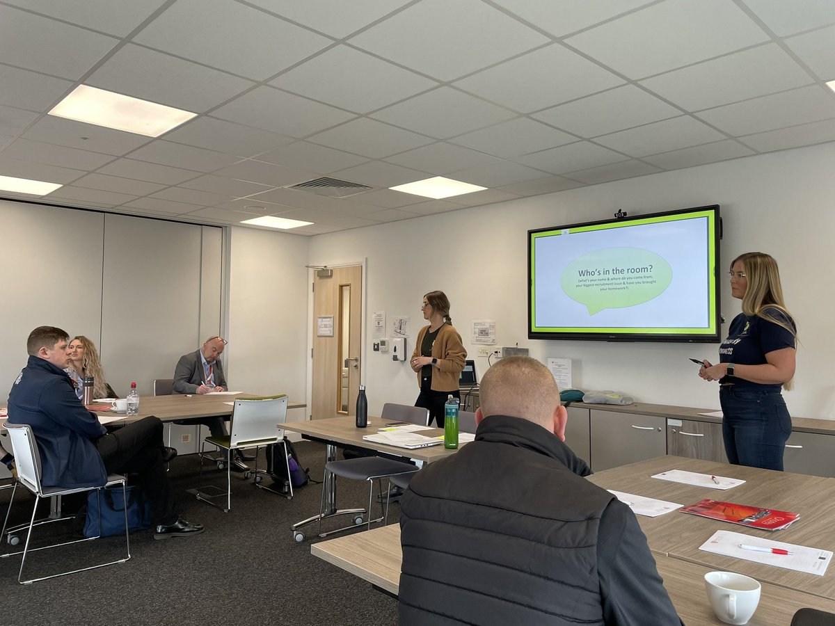 Our 1st of 4 Attract & Retain Recruitment Workshops has kicked off this morning @fp_resourcing @SFDigitalHub .Please feel free to book onto the upcoming sessions. ⬇️ Link below. 
lnkd.in/dPfd589z
#choosechorley #recruitmenttraining